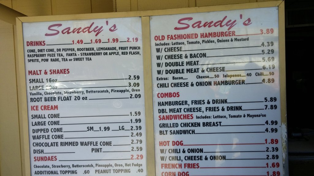 Sandy`s Hamburgers